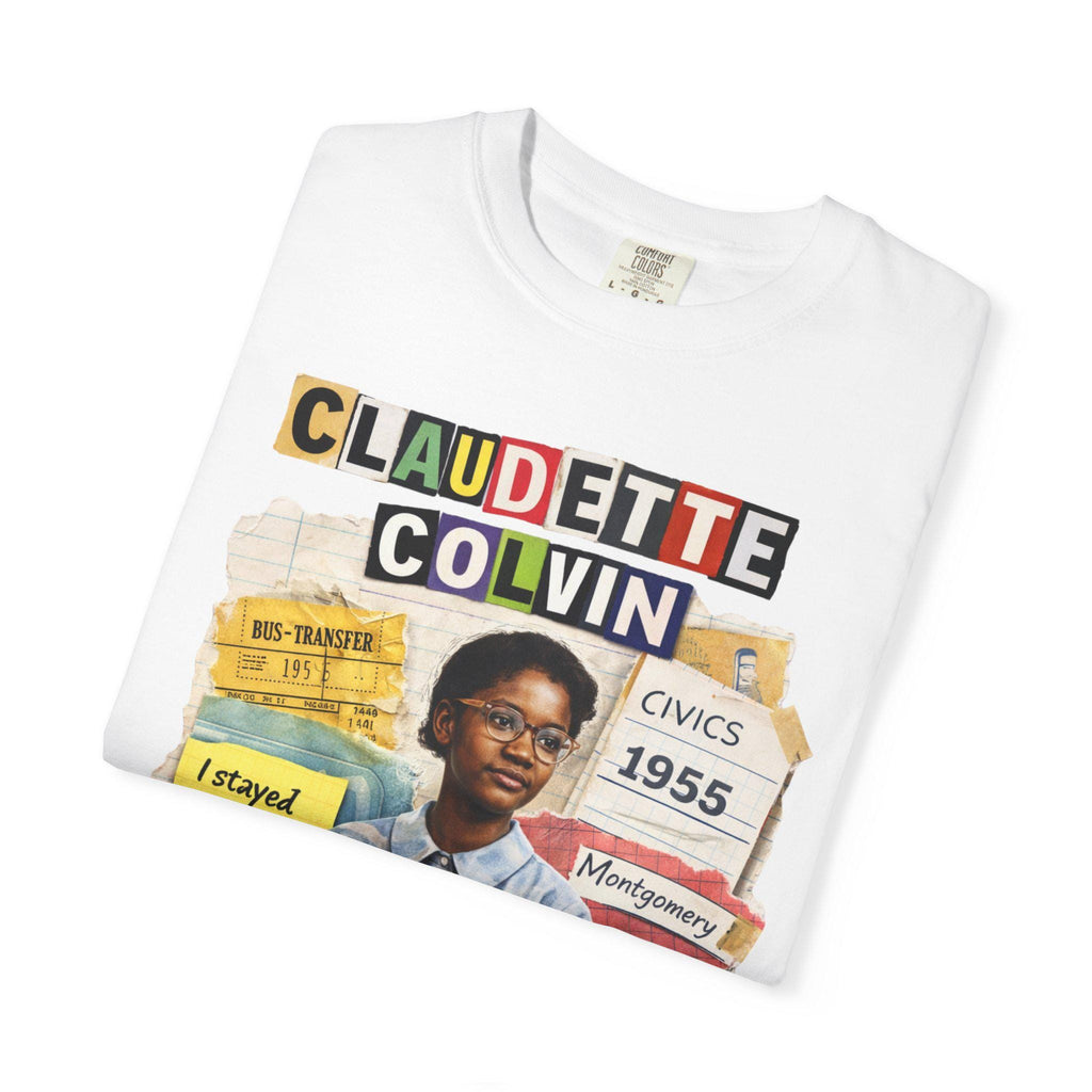 Claudette Colvin Portrait T-Shirt | Civil Rights Activist Graphic Tee