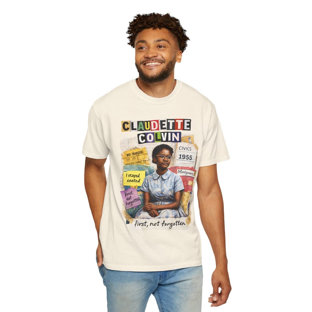 Claudette Colvin Portrait T-Shirt | Civil Rights Activist Graphic Tee