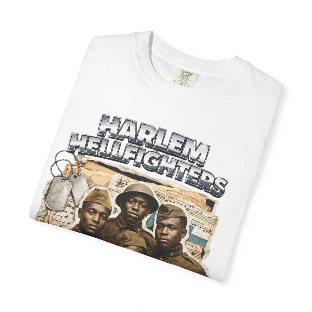 Harlem Hellfighters 369th Infantry T-shirt | WWI Soldiers Vintage Map