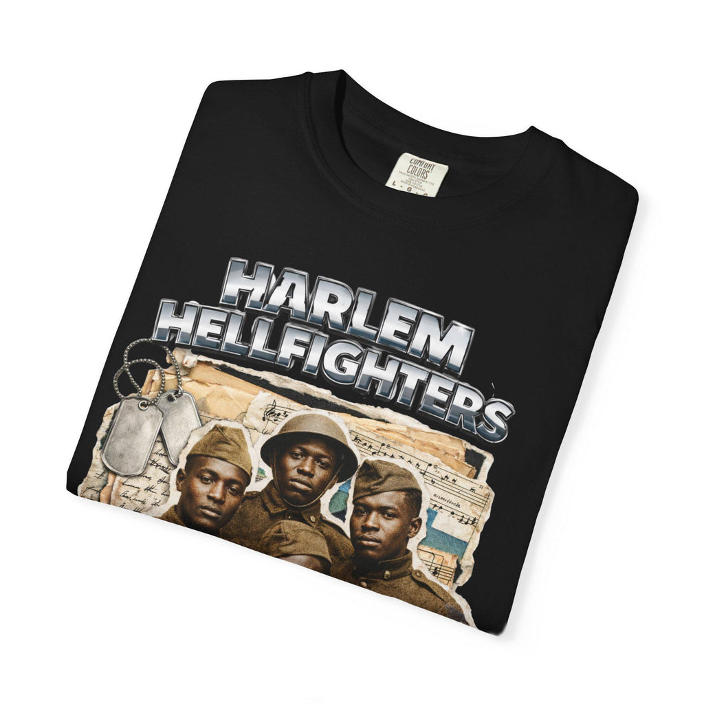 Harlem Hellfighters 369th Infantry T-shirt | WWI Soldiers Vintage Map