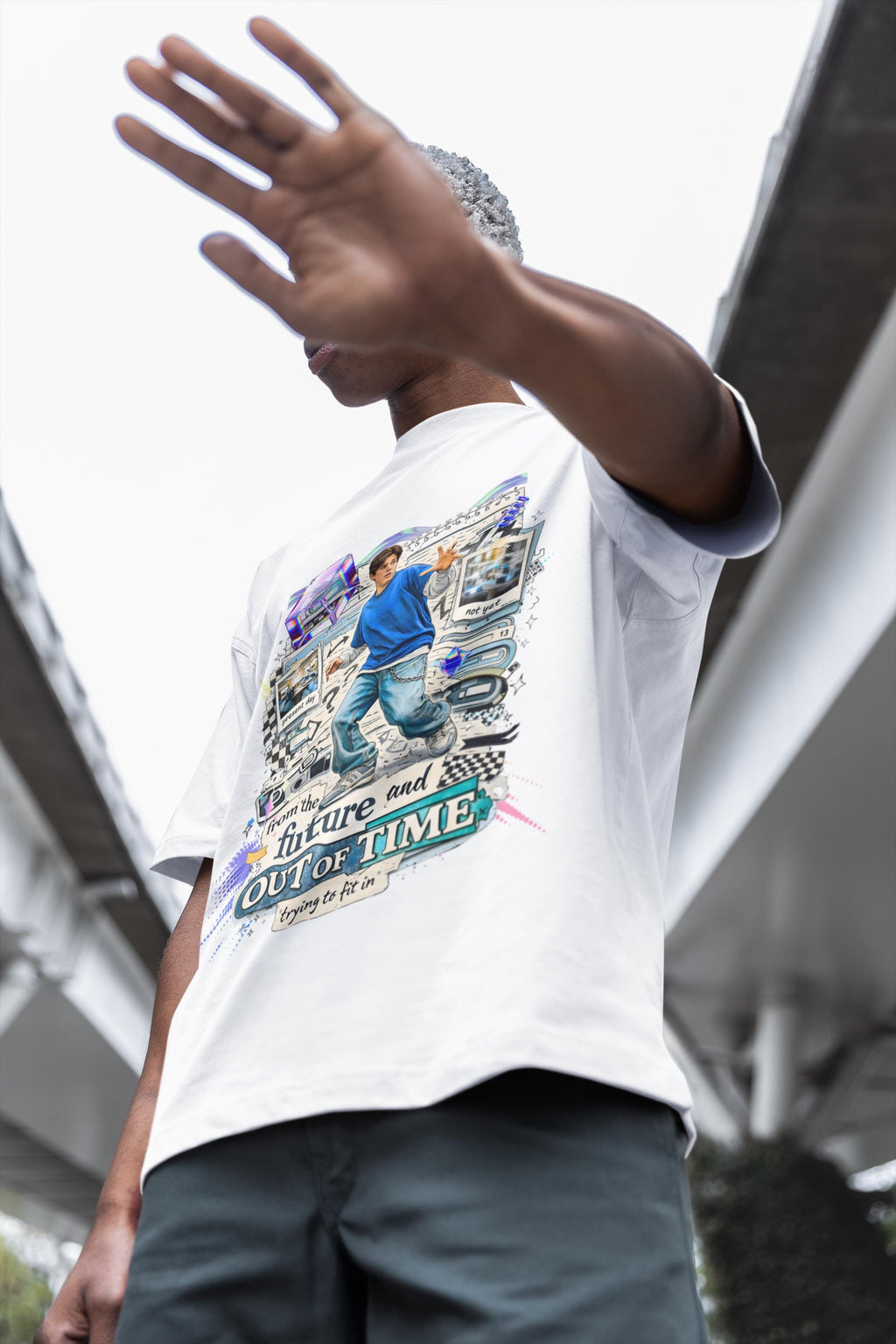Y2K Graphic Tee | Out of Time, Zillennial Nostalgia