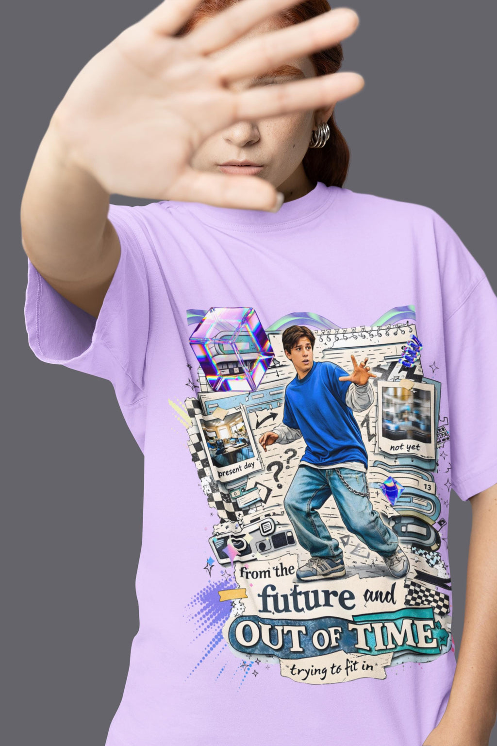 Y2K Graphic Tee | Out of Time, Zillennial Nostalgia