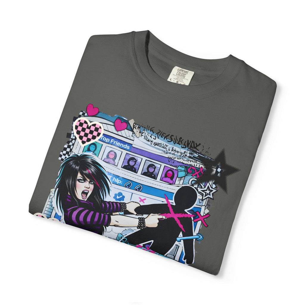 Y2K Emo Graphic Tee | If You Were In My Top 8 Blocked