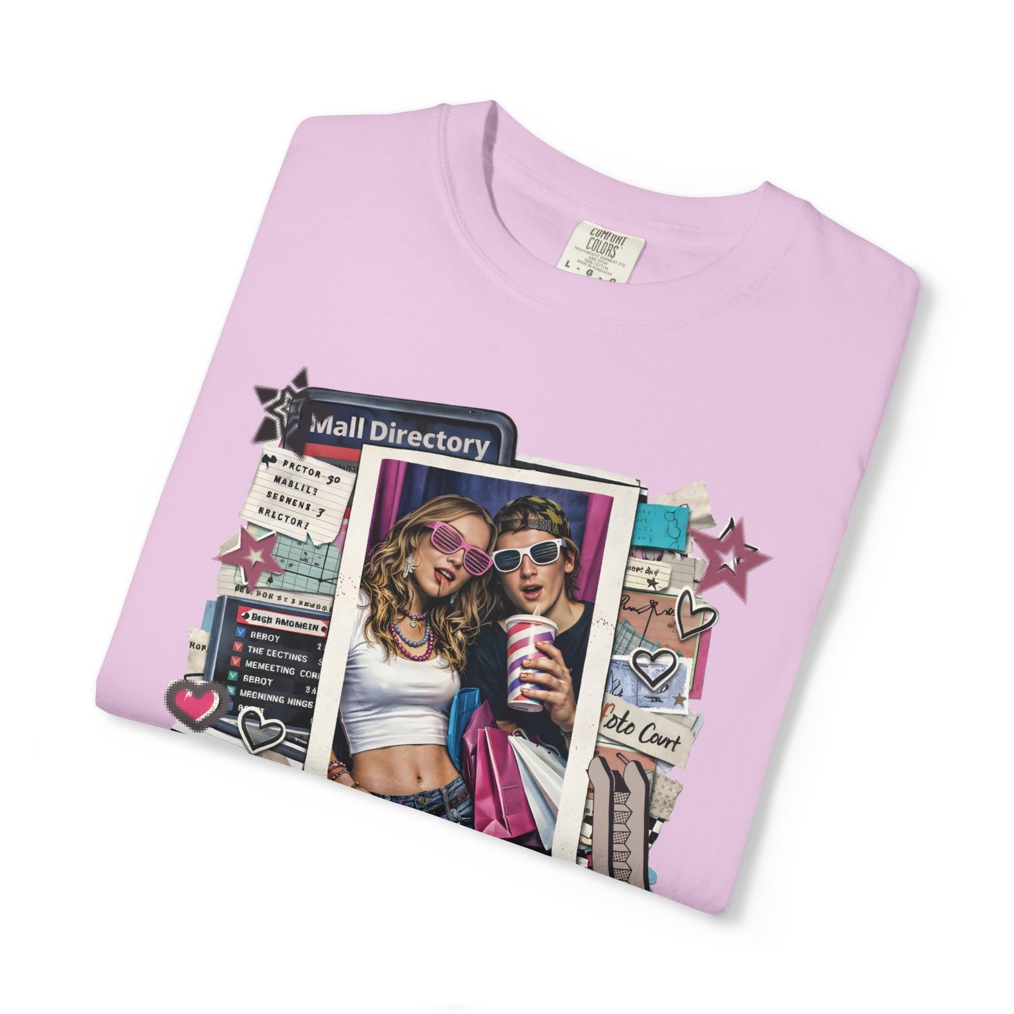 90s Mall Food Court T-Shirt | Vintage Collage Tee