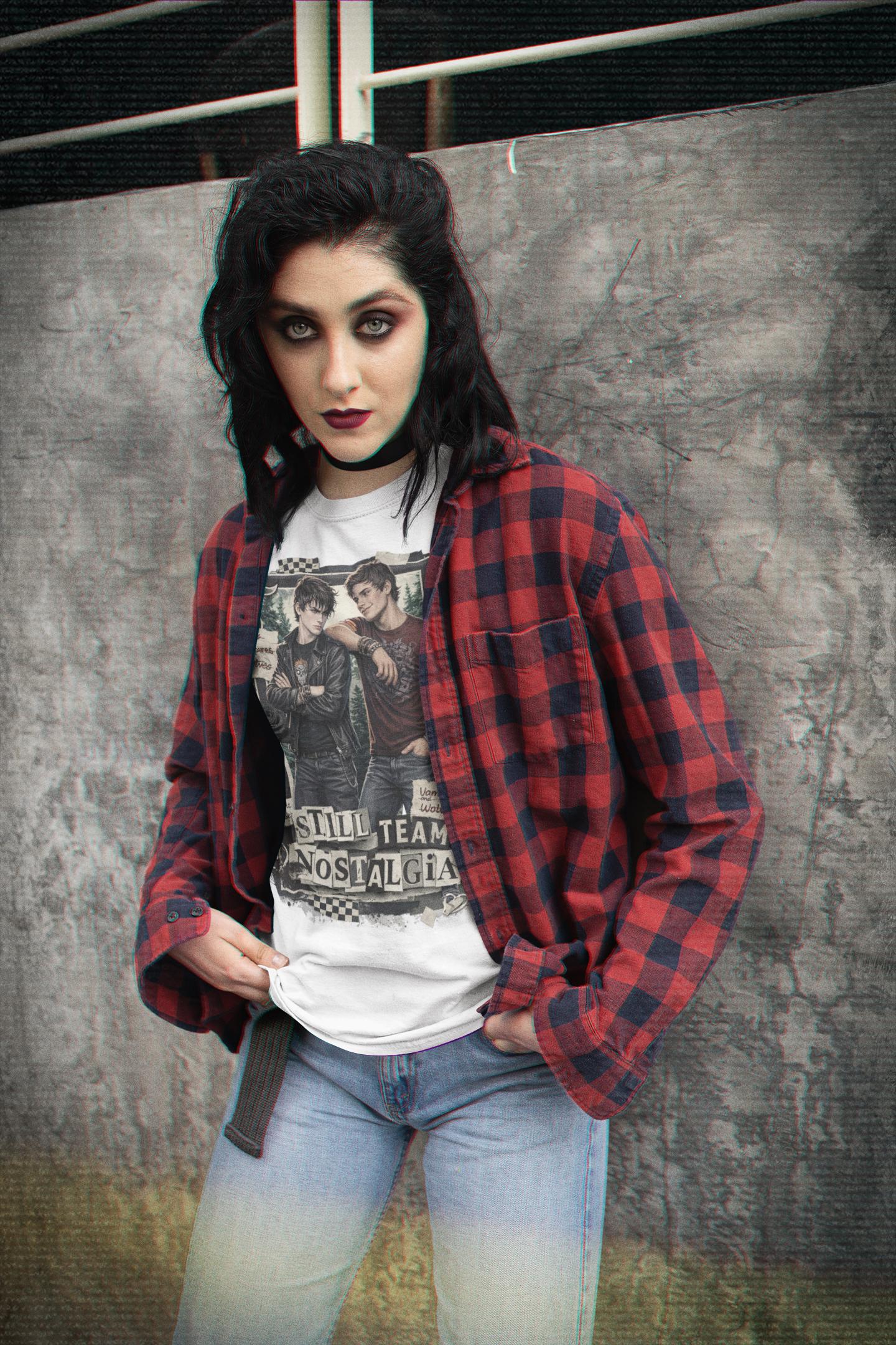 Y2K Graphic Tee | Still Team Nostalgia, Dark