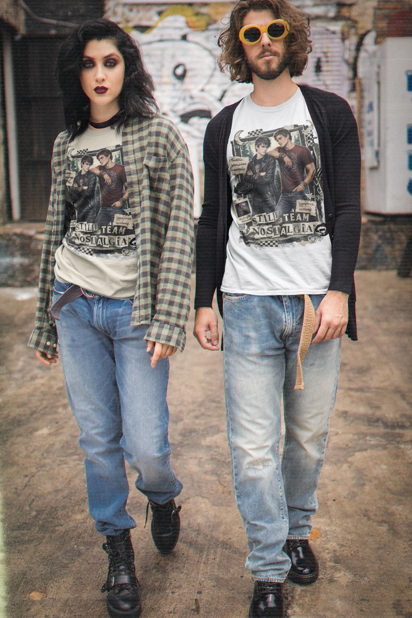 Y2K Graphic Tee | Still Team Nostalgia, Dark