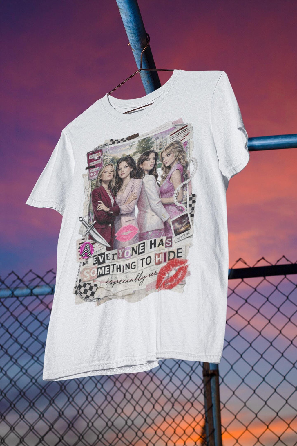 Y2K Drama Graphic Tee | Zillennial Mystery, Comfort Colors
