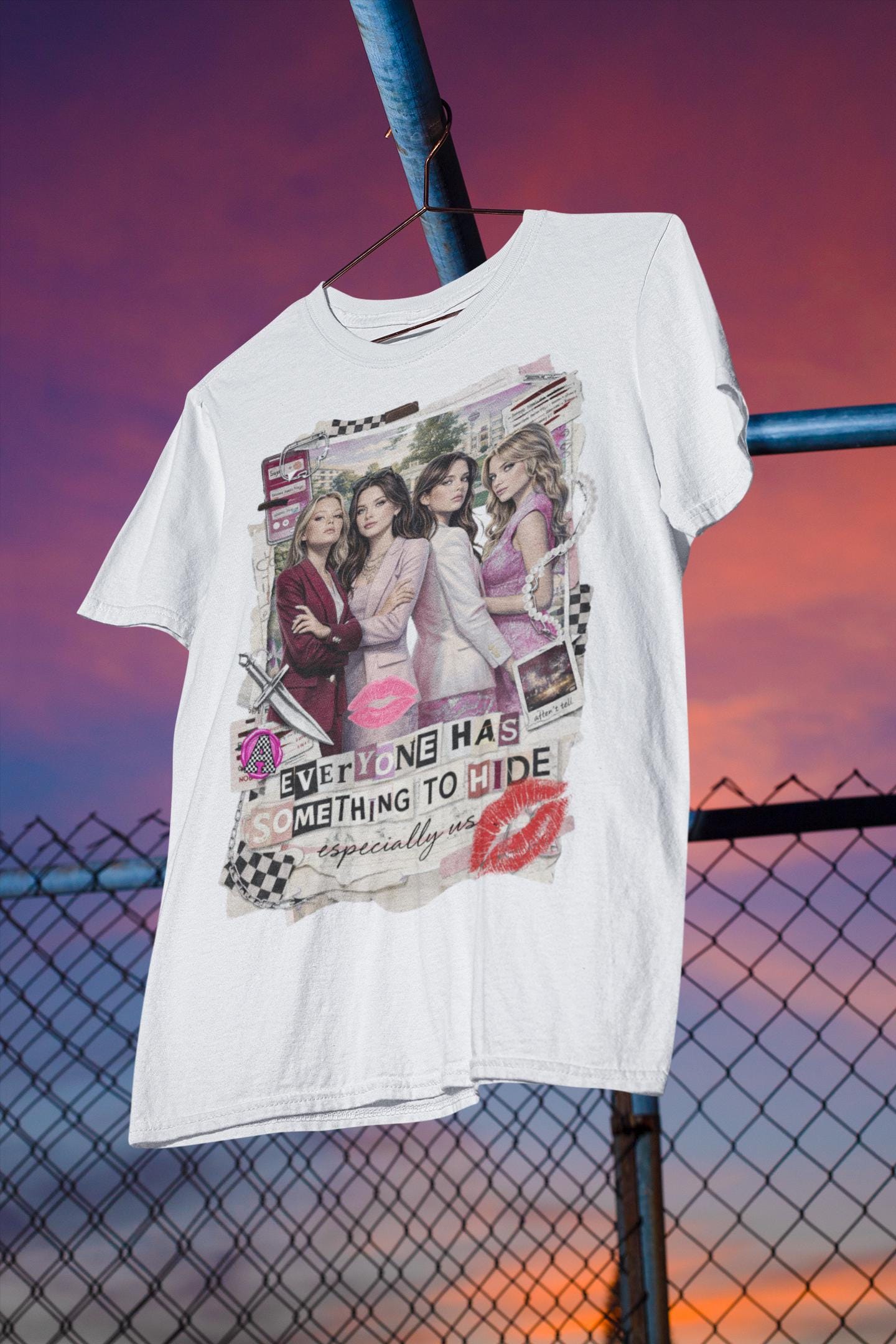Y2K Drama Graphic Tee | Zillennial Mystery, Comfort Colors