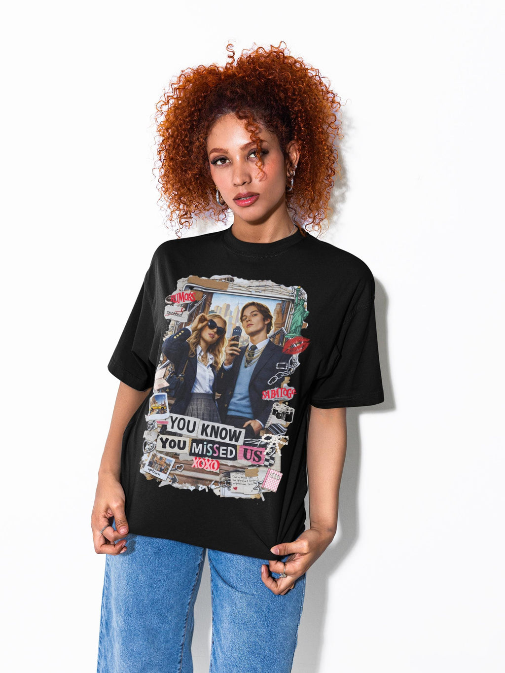 Y2K Gossip Girl Graphic Tee | Zillennial Nostalgia