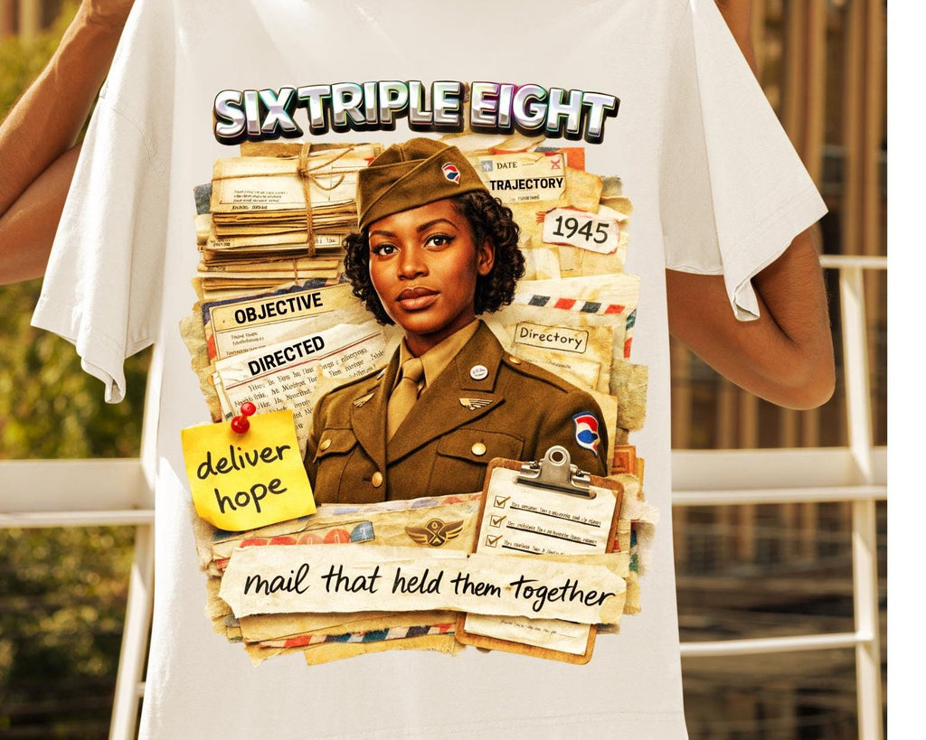 WWII Female Soldier Mail That Held Them Together T-shirt | 368th Tribute