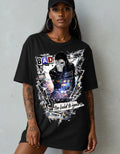 Bad Attitude Graphic T-Shirt | Retro Punk Portrait Too Bold To Ignore Design Vintage Tee