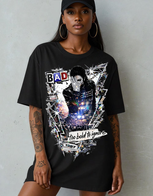 Bad Attitude Graphic T-Shirt | Retro Punk Portrait Too Bold To Ignore Design Vintage Tee