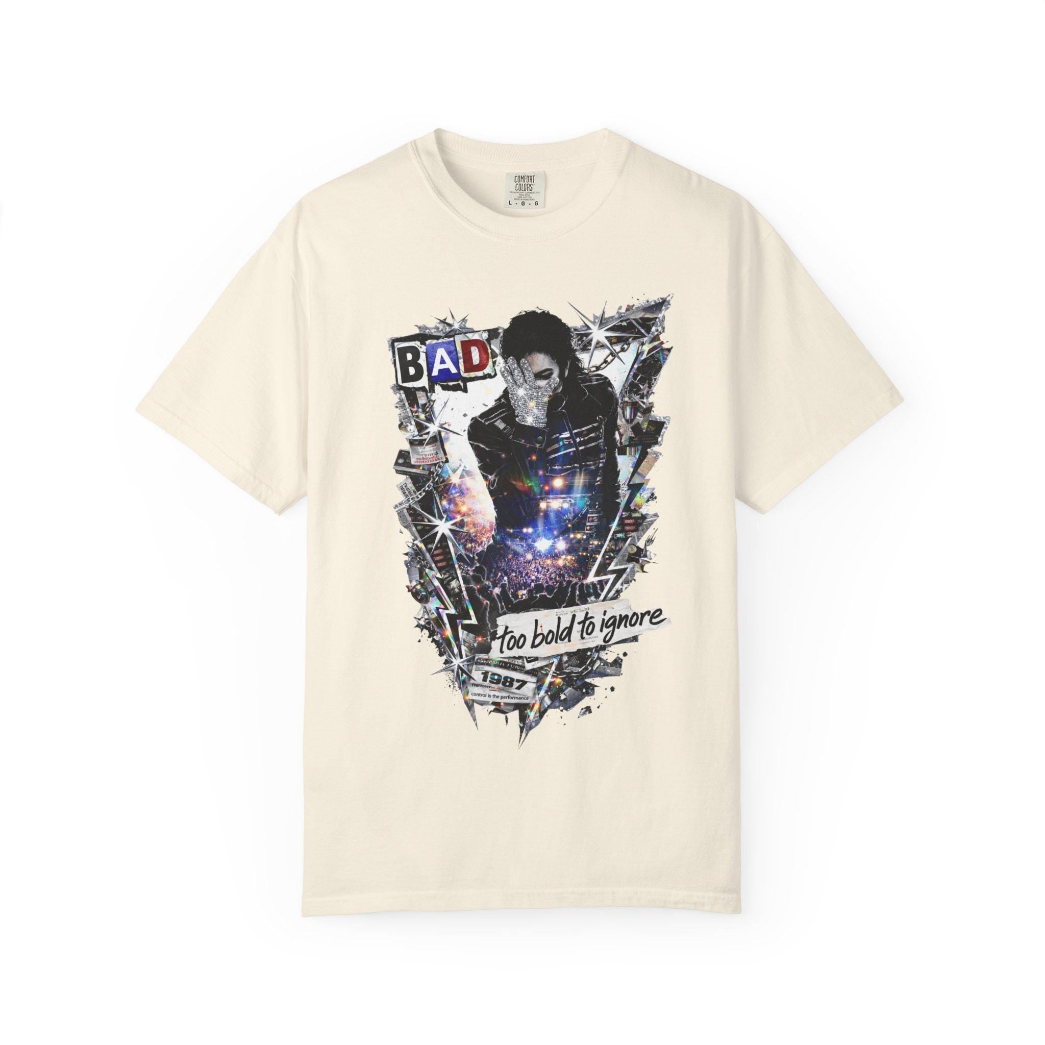 Bad Attitude Graphic T-Shirt | Retro Punk Portrait Too Bold To Ignore Design Vintage Tee