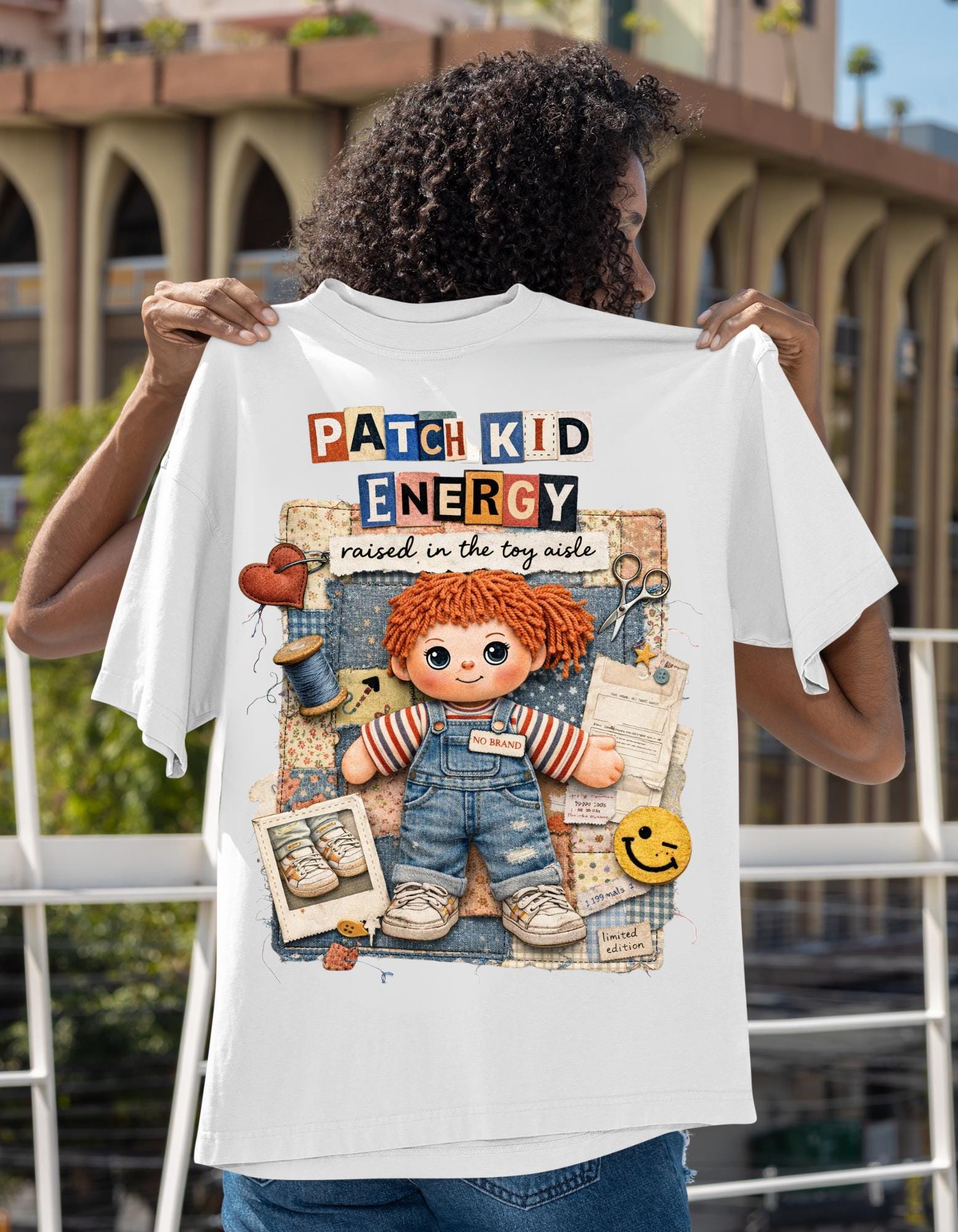 Raggedy Ann Style Graphic Tee | Vintage Toy Design T-Shirt