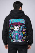 Forever Nostalgic Bunny Hoodie | Retro Gaming Vaporwave Rabbit