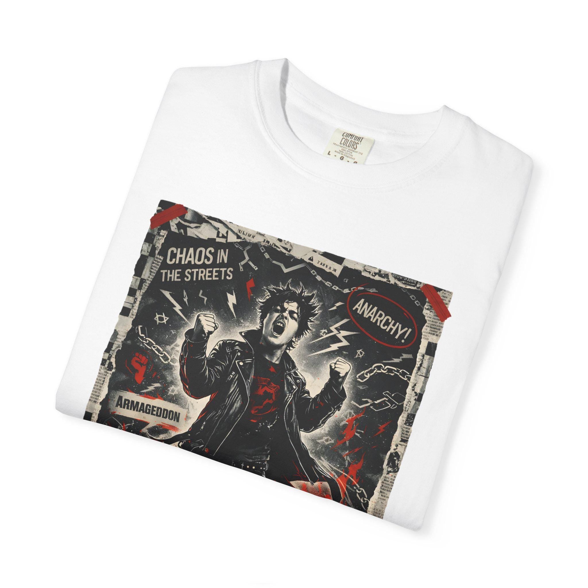 Rooftop Last Stand Punk Rebellion T-shirt