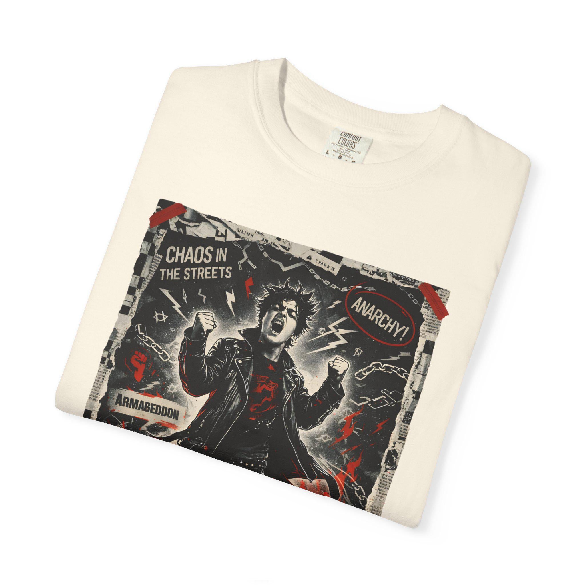Rooftop Last Stand Punk Rebellion T-shirt