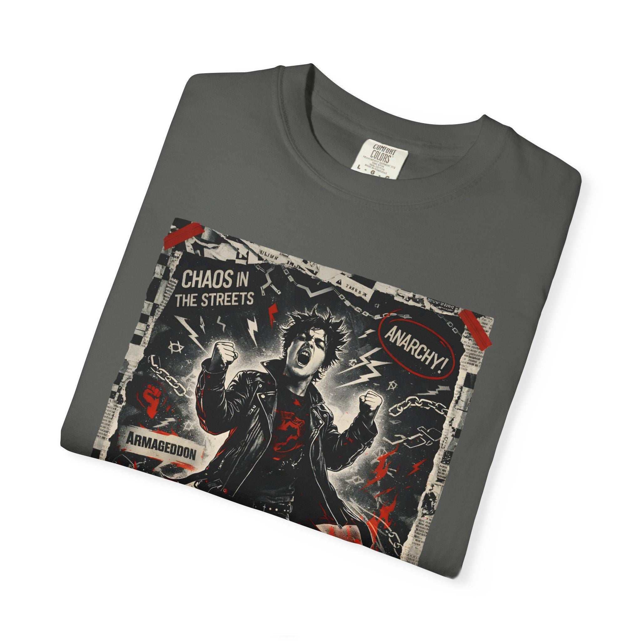 Rooftop Last Stand Punk Rebellion T-shirt