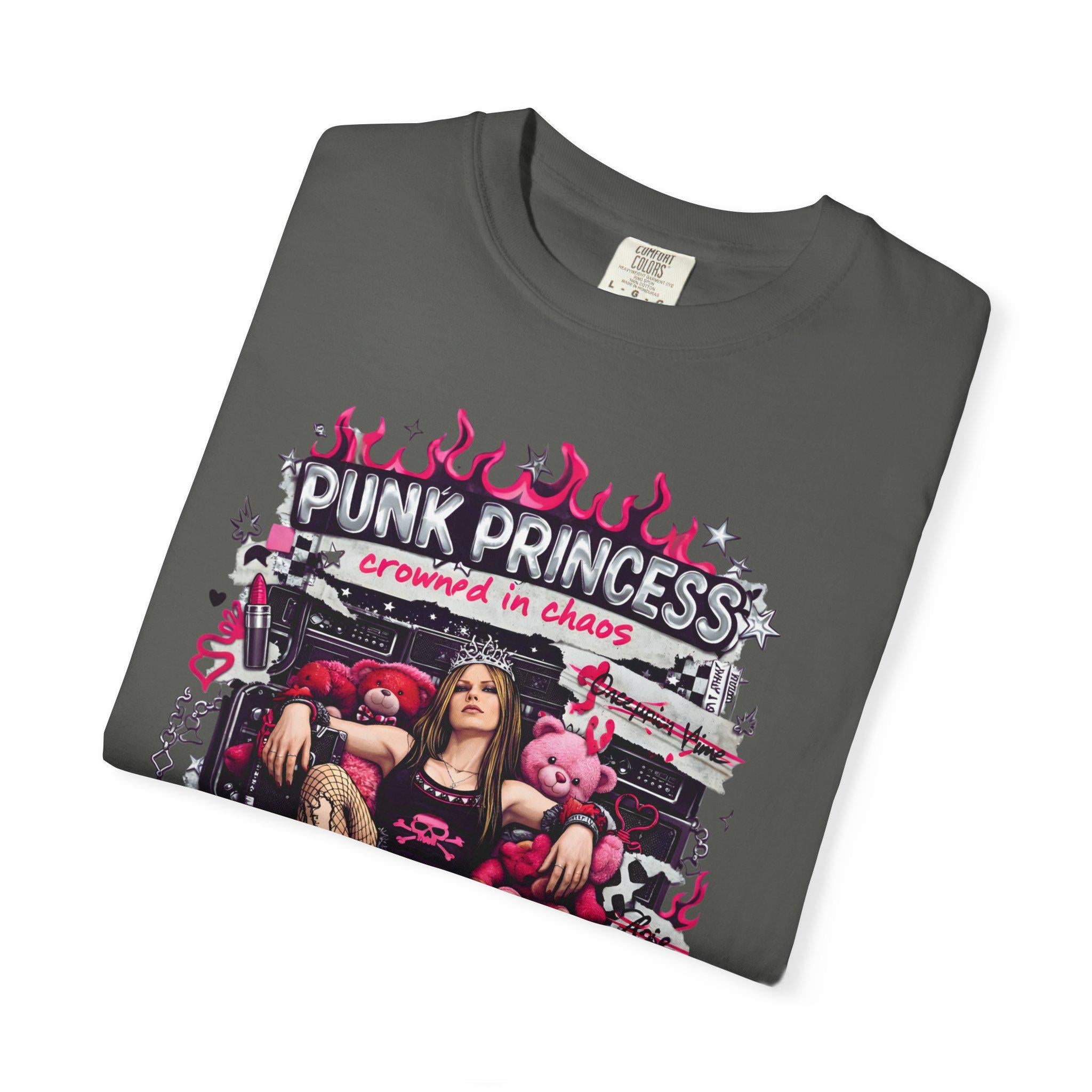 Pink Grunge Princess Graphic Tee - Punk Rock Festival Streetwear Unisex T-Shirt