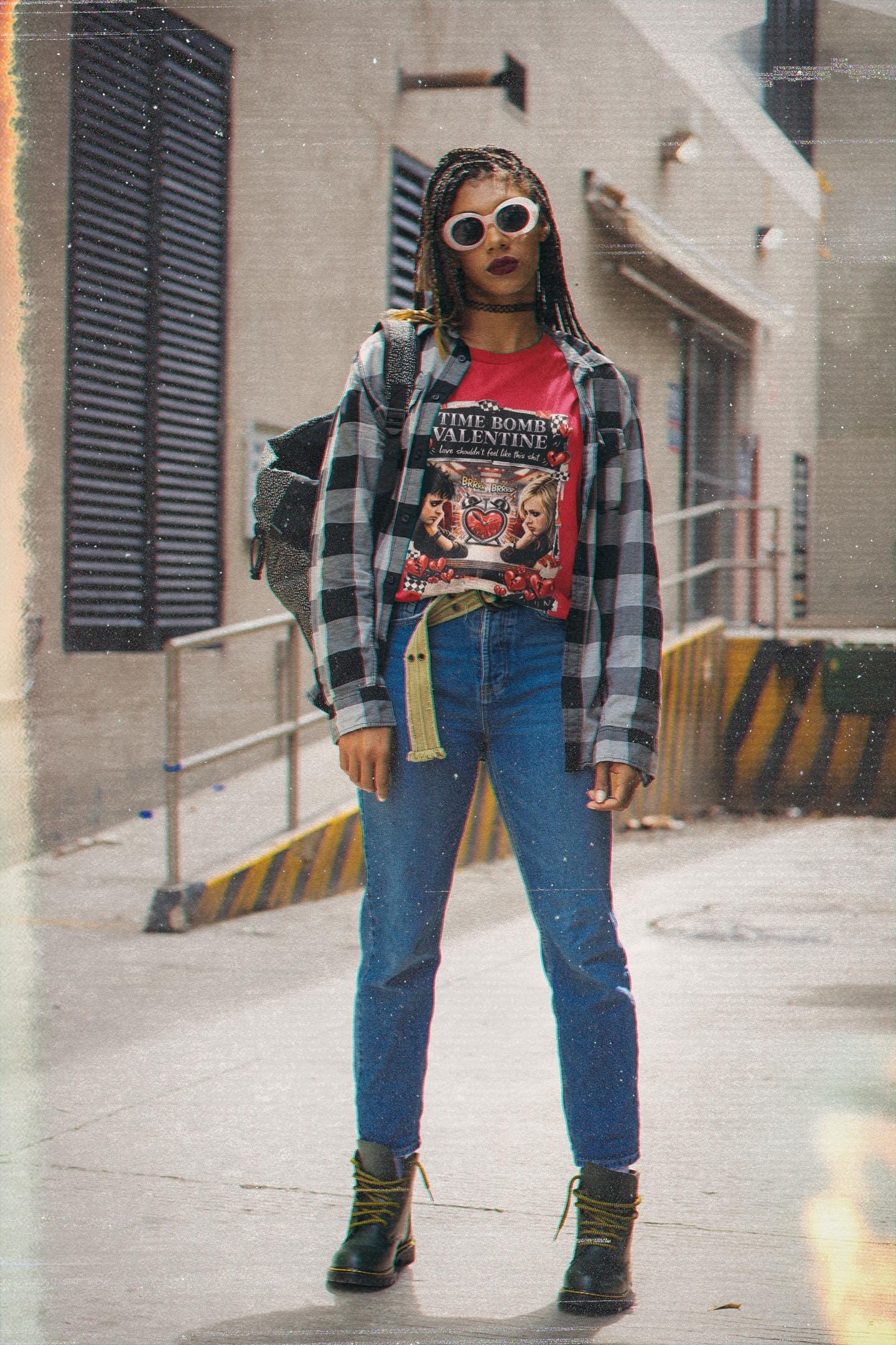 Time Bomb Valentine T-Shirt | Dark Romance Grunge Emo Gothic Aesthetic Unisex Tee Anti Love Graphic Shirt
