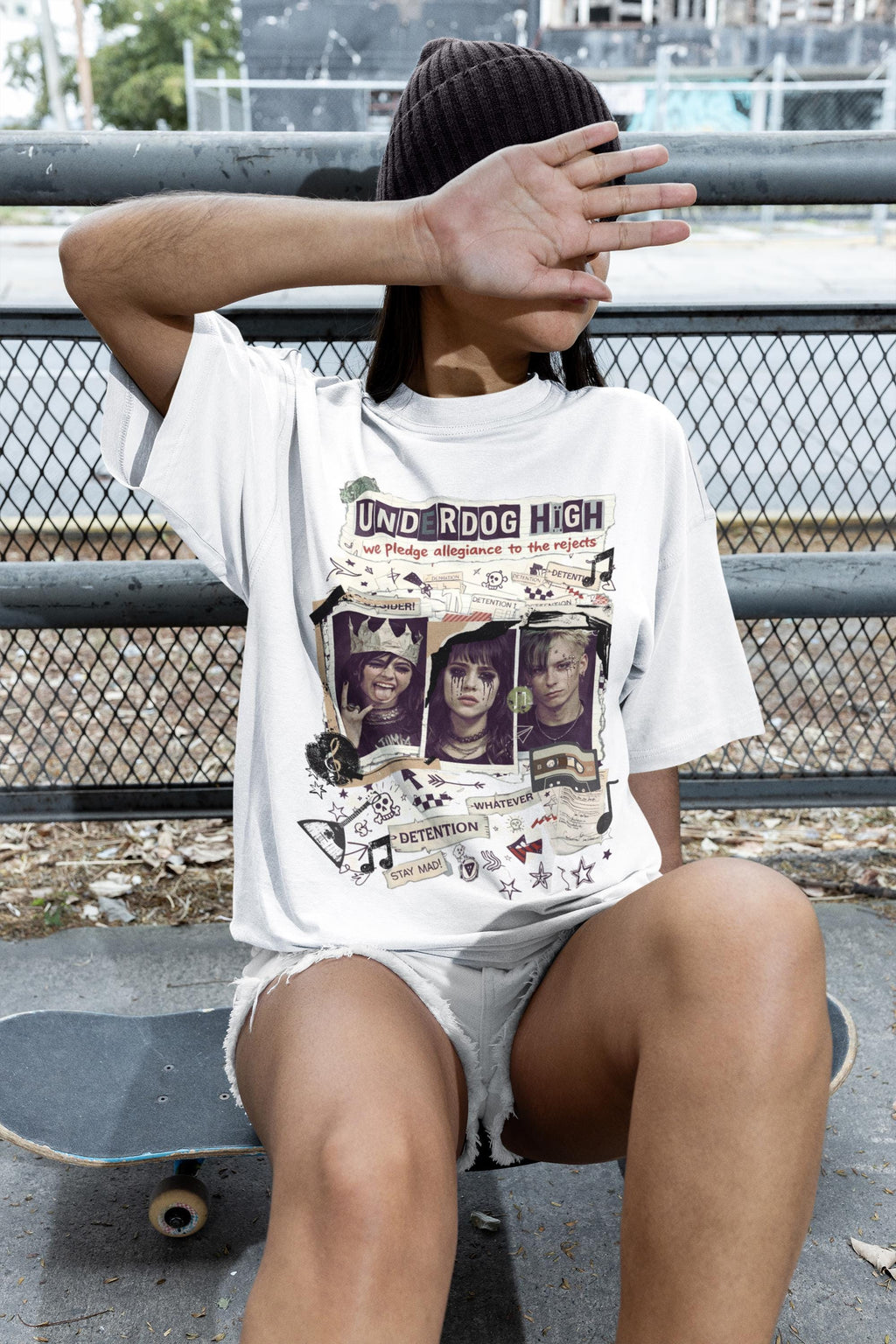 Underdog High Rebellion Grunge T-Shirt | Alternative Punk Band Tee Streetwear