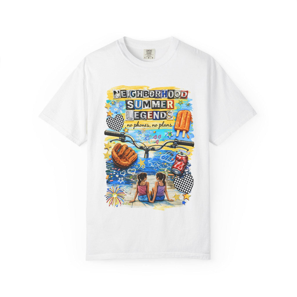 Neighborhood Summer Legends Tee - No Phones Plans Zillennial Nostalgia Shirt Vintage Retro Graphic Unisex