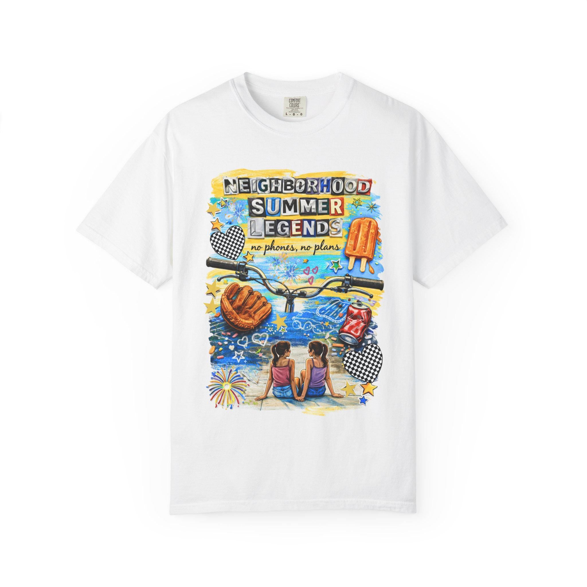 Neighborhood Summer Legends Tee - No Phones Plans Zillennial Nostalgia Shirt Vintage Retro Graphic Unisex