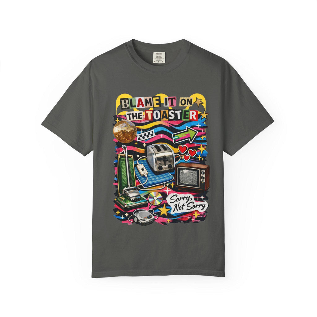 Retro Toaster Graphic Tee | Funny Vintage Appliance Collage