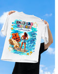 Lake Day Legends T-Shirt | Beach Scene Woman on Dock Summer Vibes Unisex Tee