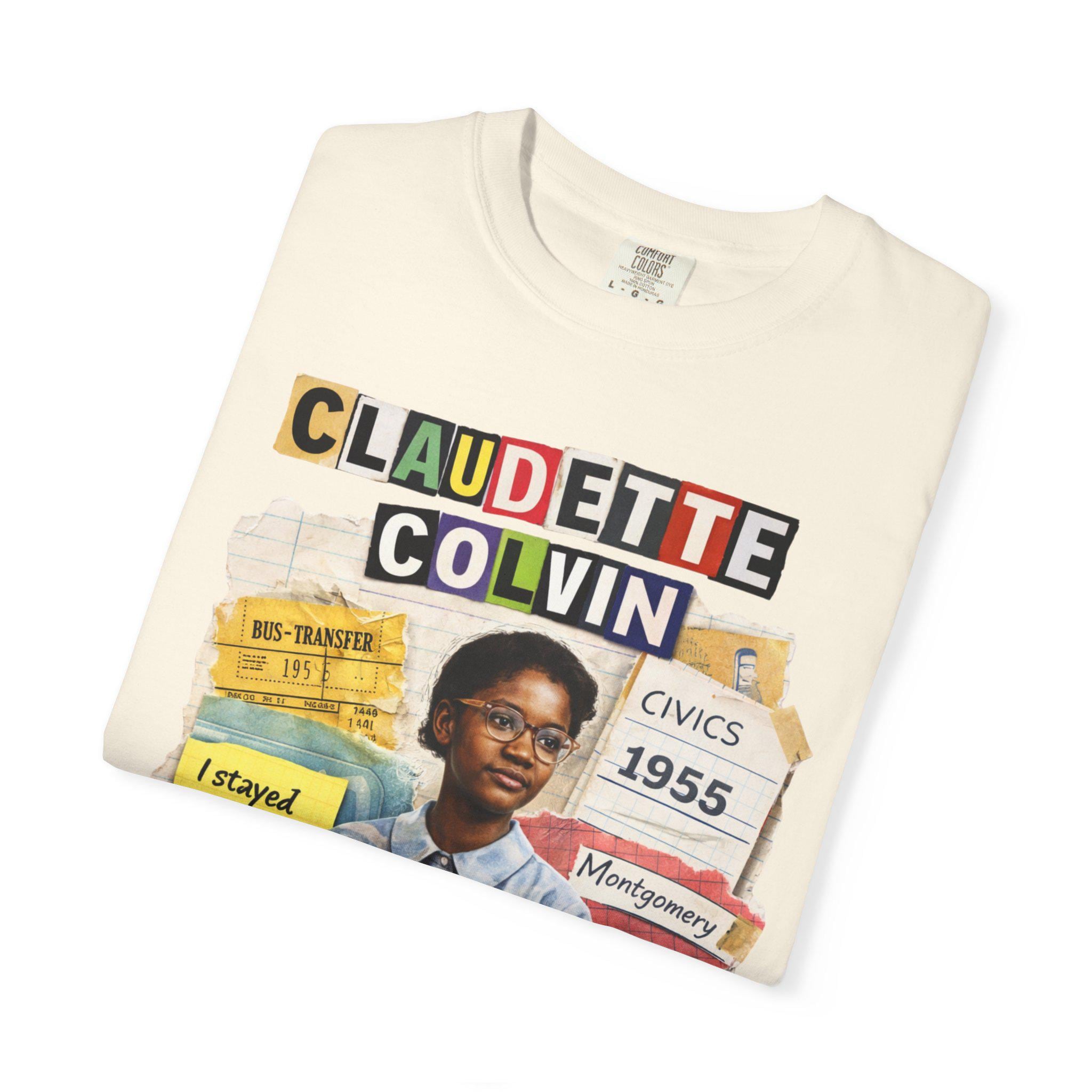 Claudette Colvin Portrait T-Shirt | Civil Rights Activist Graphic Tee