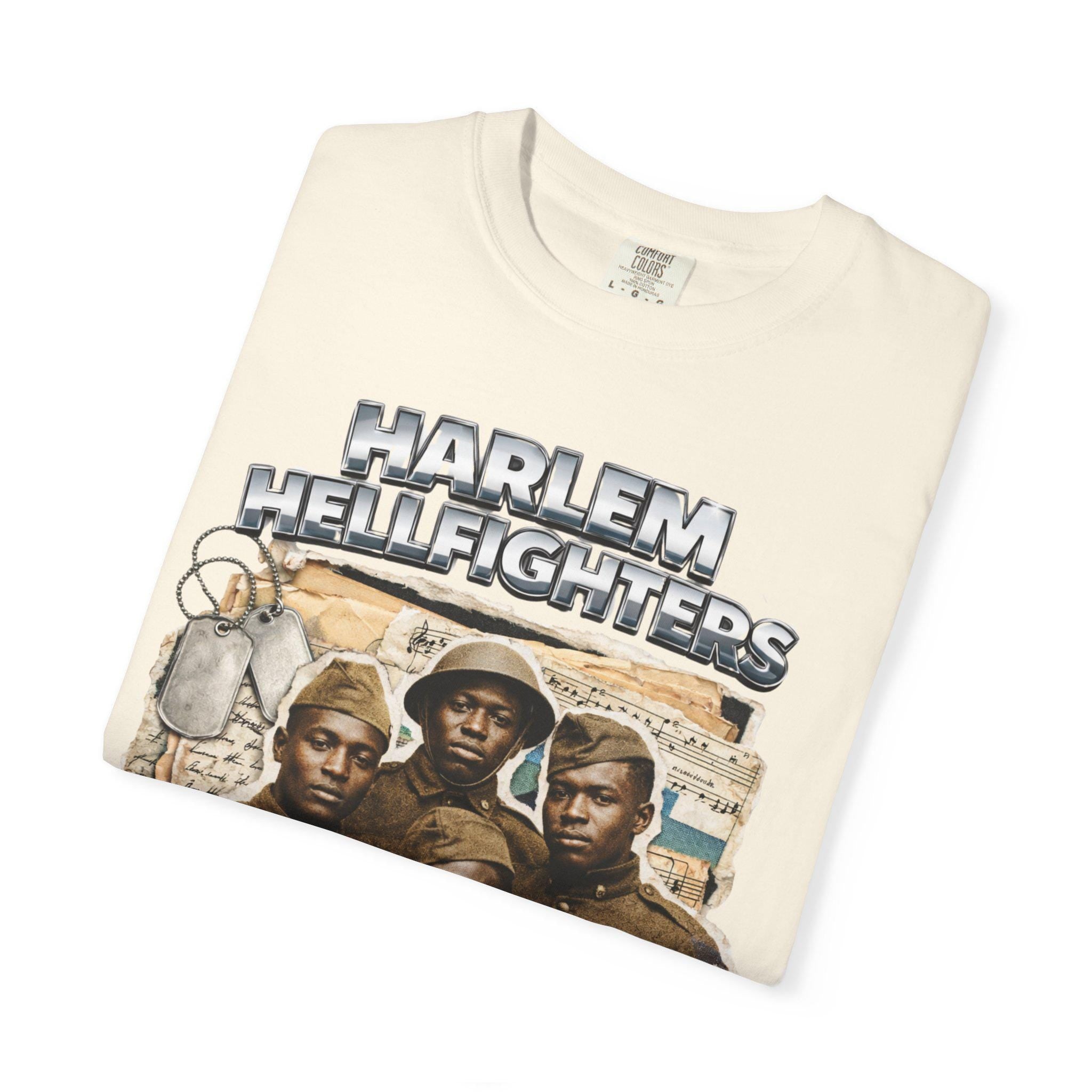 Harlem Hellfighters 369th Infantry T-shirt | WWI Soldiers Vintage Map