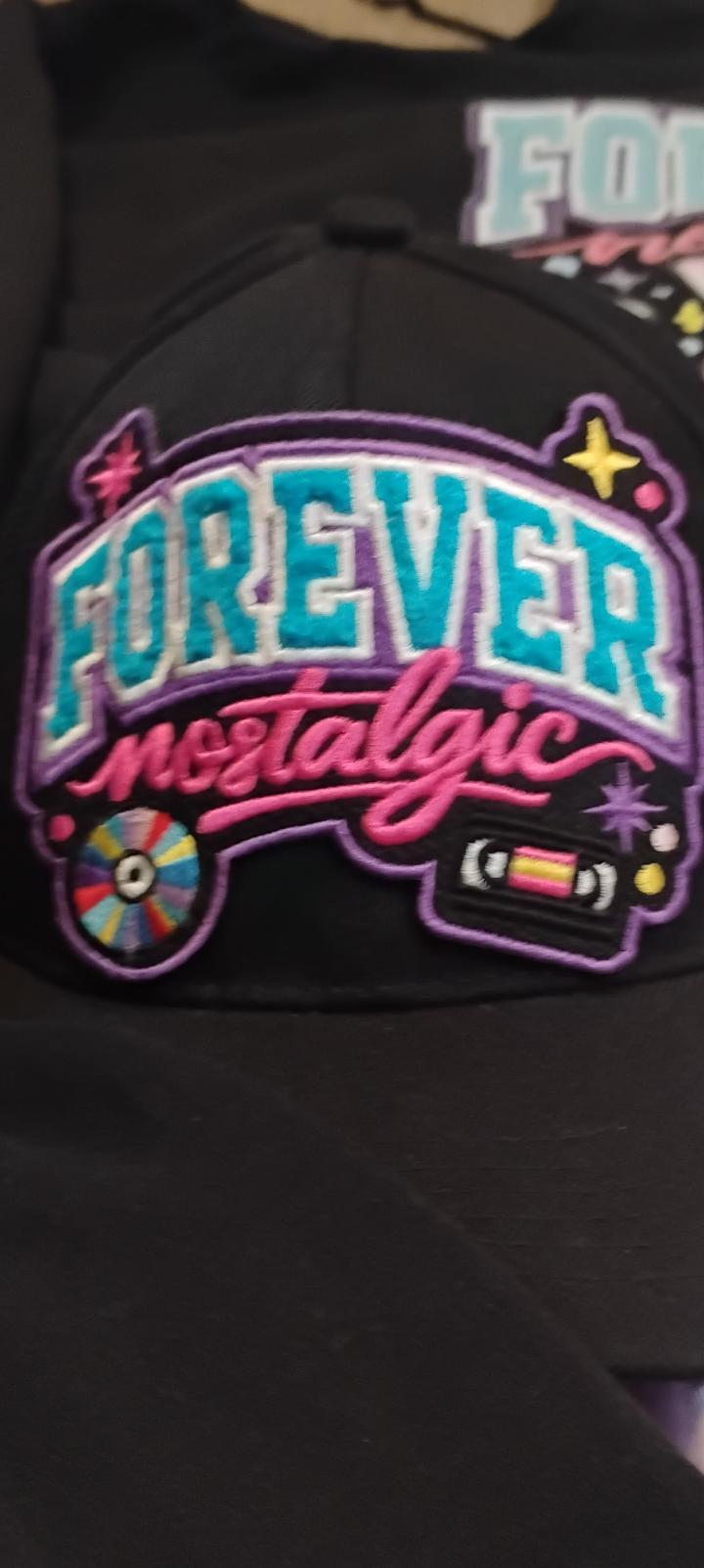 Forever Nostalgic embroidered Dad Cap | Retro roller skate patch