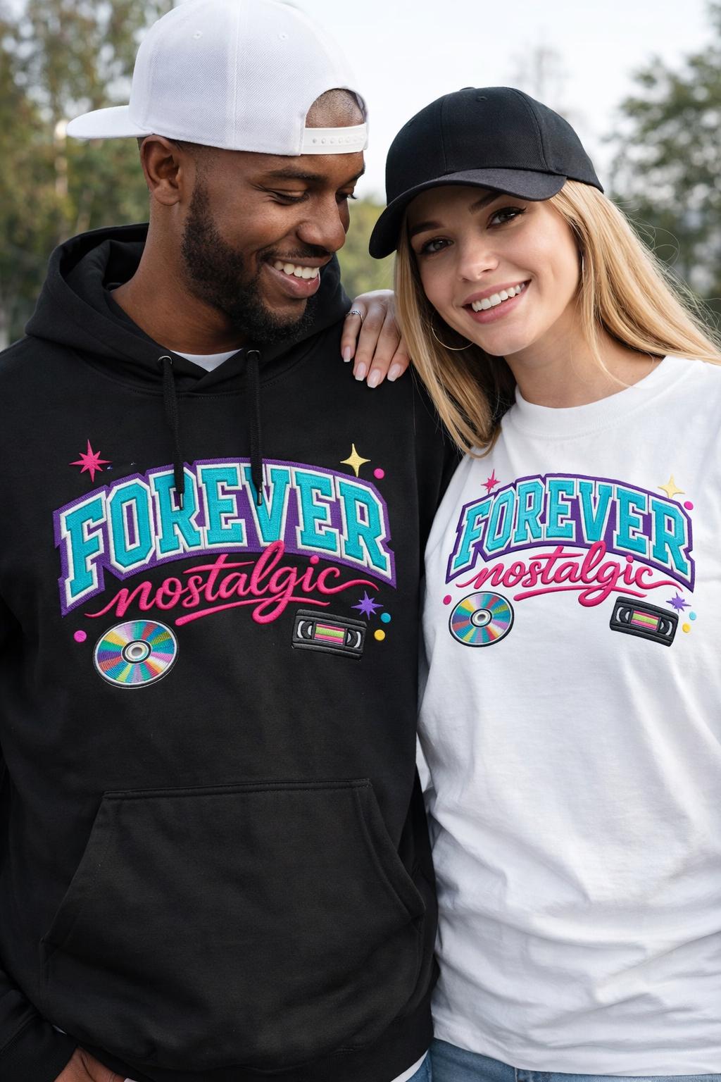 Forever Nostalgic embroidered Dad Cap | Retro roller skate patch