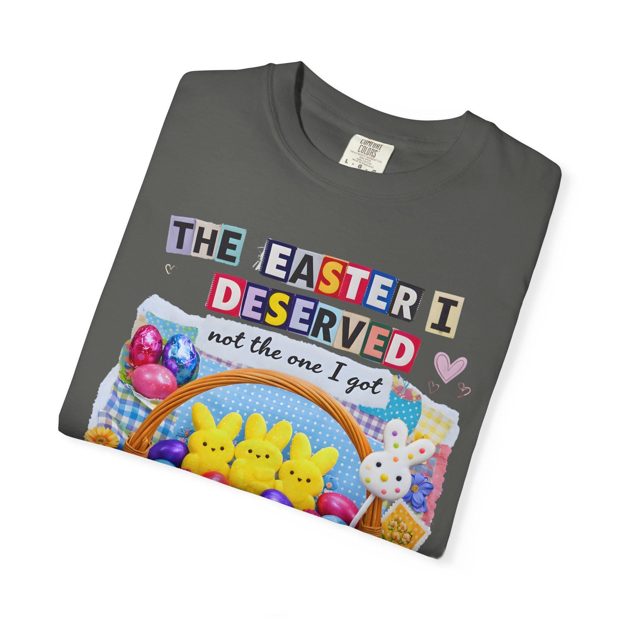 Easter Basket Graphic Tee | Peeps, Eggs, Bunny Unisex Shirt