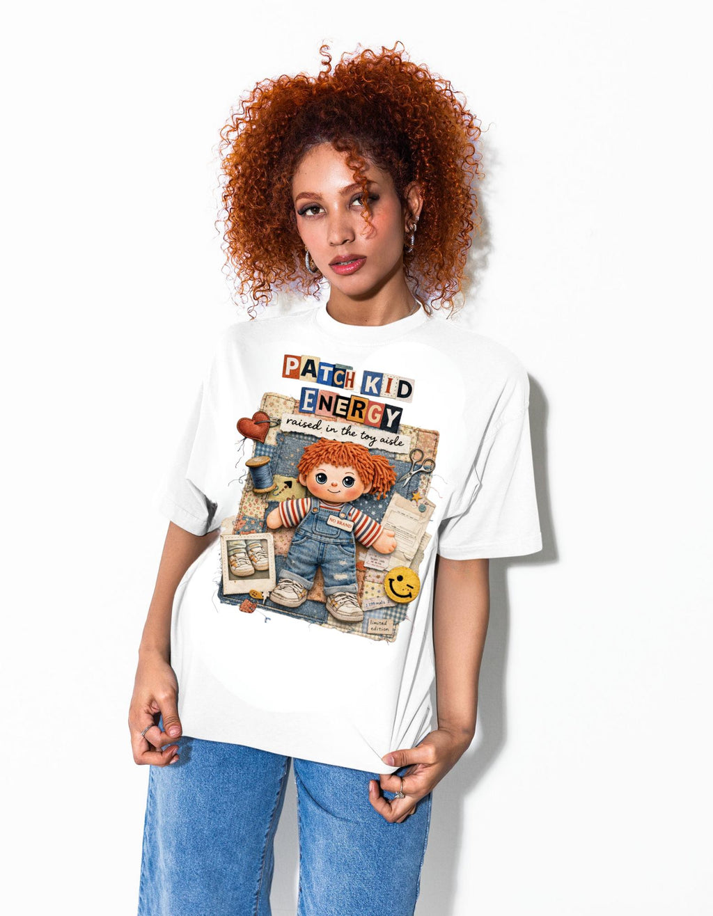 Raggedy Ann Style Graphic Tee | Vintage Toy Design T-Shirt