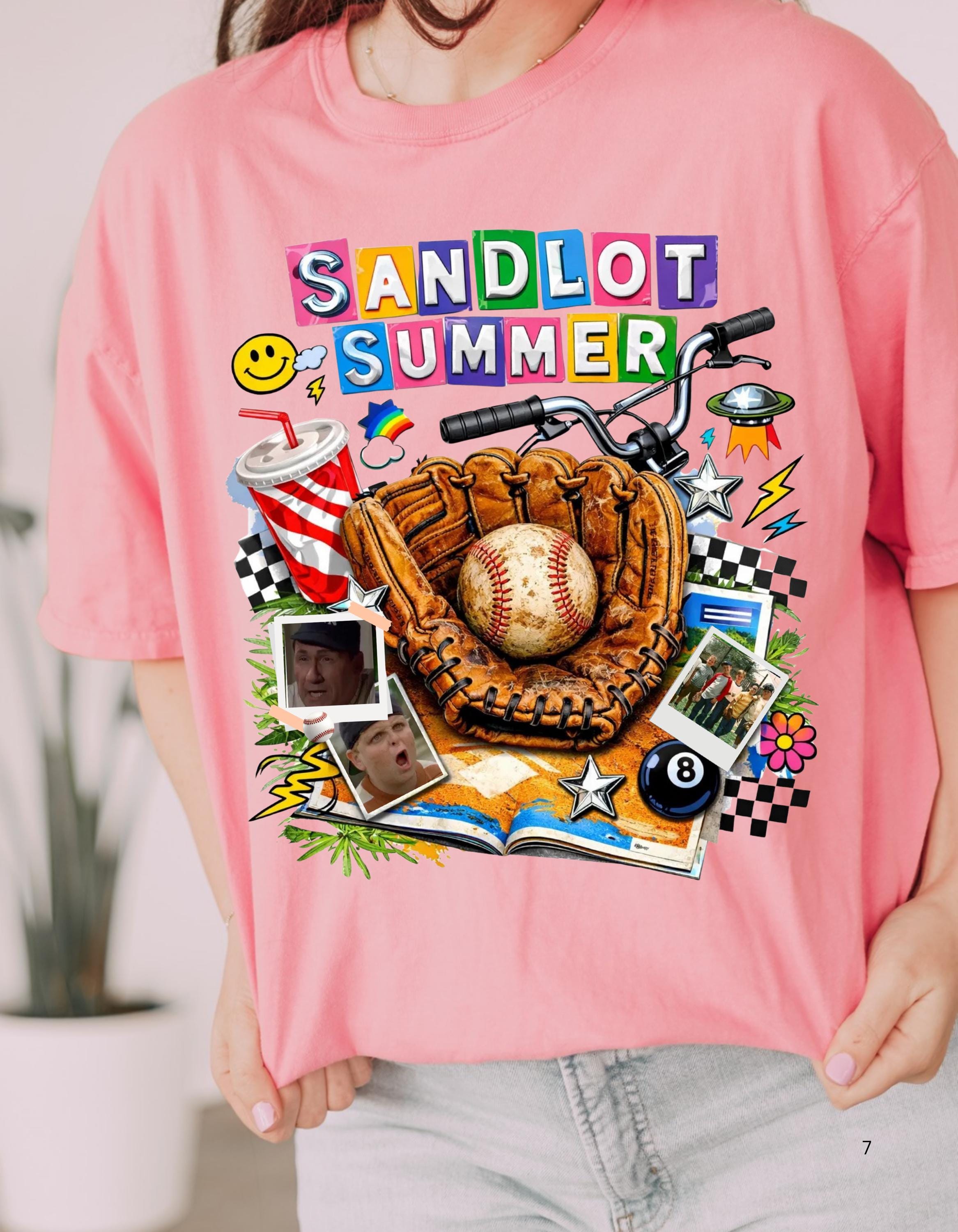 baseball Summer T-shirt | Baseball Glove Graphic Tee, Retro 90s Collage