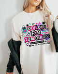 Too Loud For Tomorrow graphic T-Shirt | Retro cassette, neon doodles