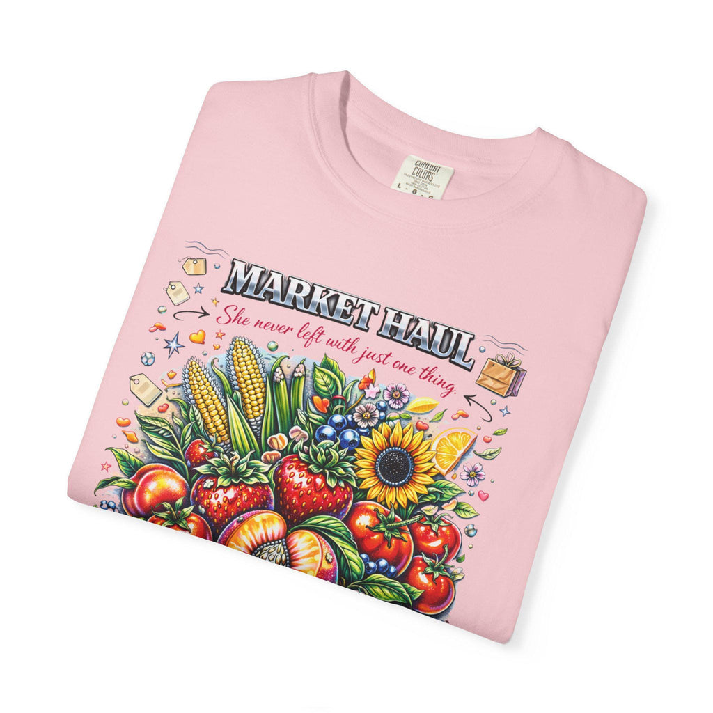 Farmers Market Produce Illustration T-Shirt | Vintage Fruit Veggie Graphic Tee Vegan Garden Lover Gift