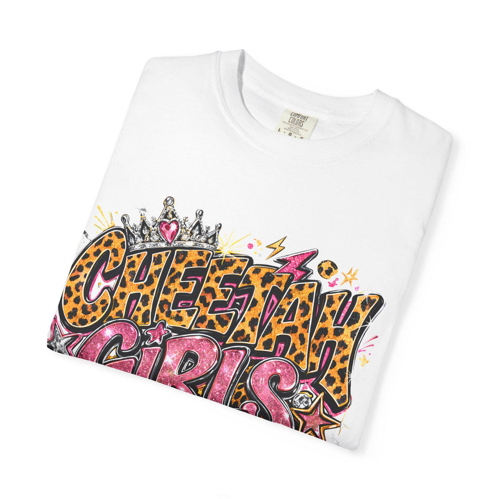 Cheetah Girls Forever T-Shirt | Leopard Print Graffiti Text Design Graphic Tee Streetwear