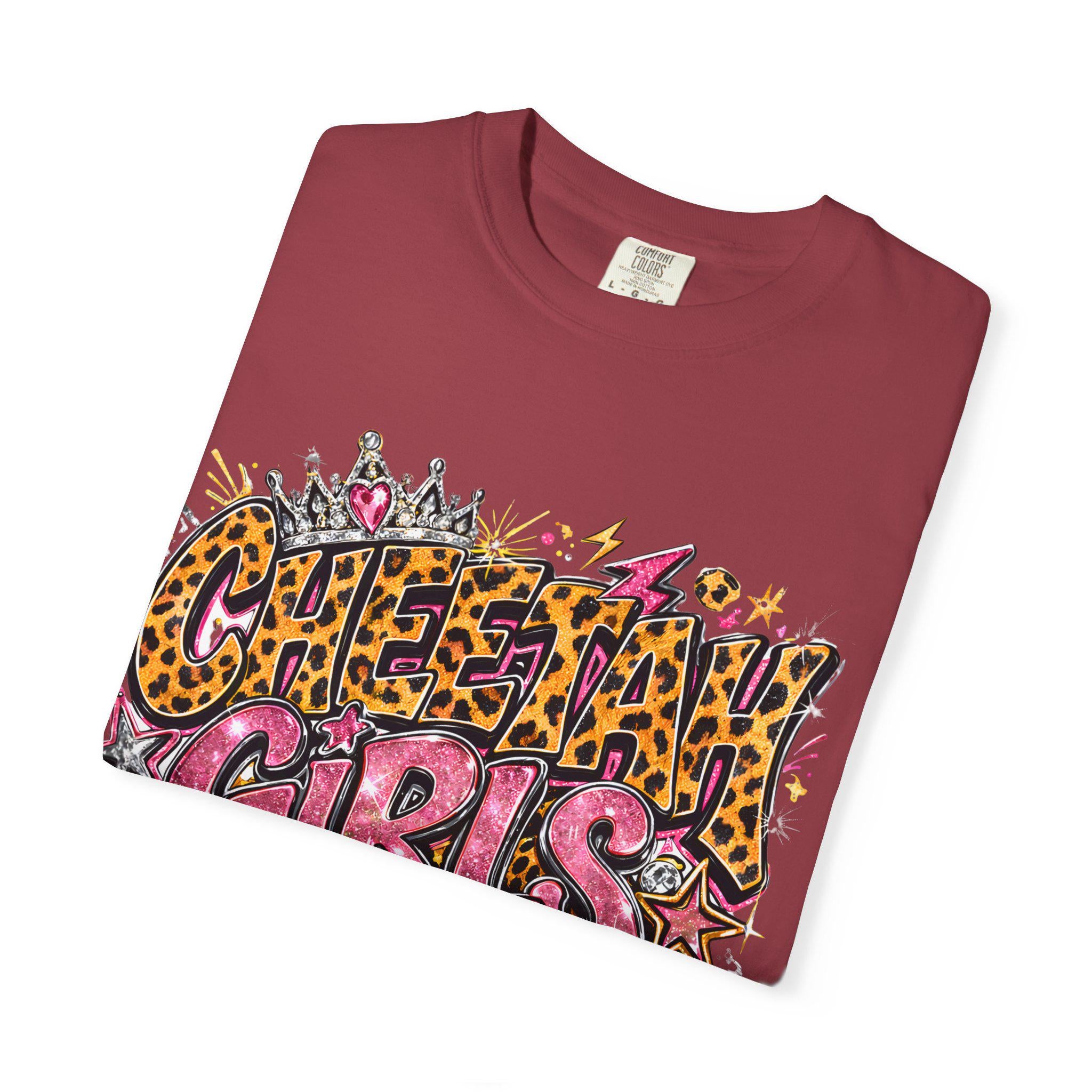 Cheetah Girls Forever T-Shirt | Leopard Print Graffiti Text Design Graphic Tee Streetwear