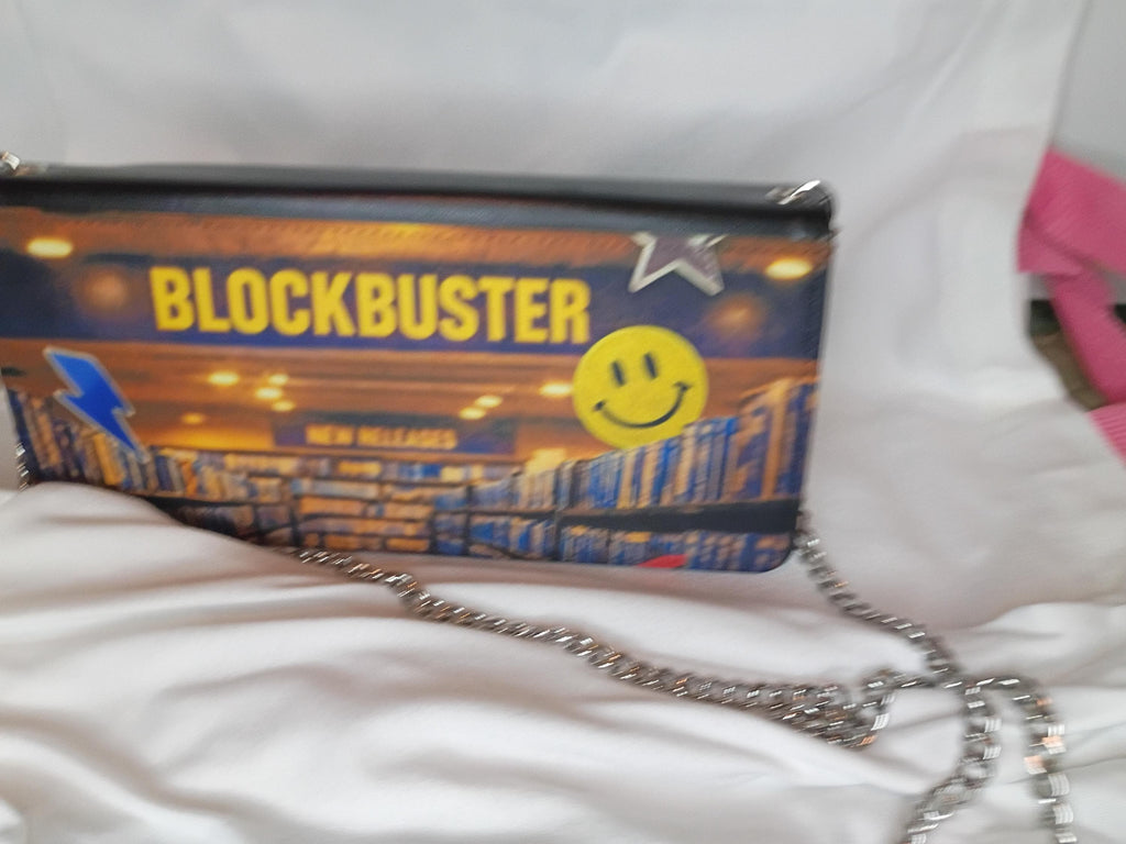 Blockbuster VHS Wallet Crossbody Bag | Retro Nostalgia Movie Purse