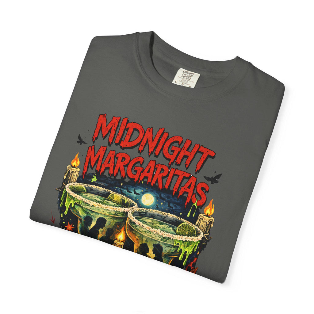 Midnight Margaritas Graphic Tee | Hand-Illustrated Cocktail Skull Art Shirt