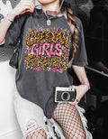 Cheetah Girls Forever T-Shirt | Leopard Print Graffiti Text Design Graphic Tee Streetwear