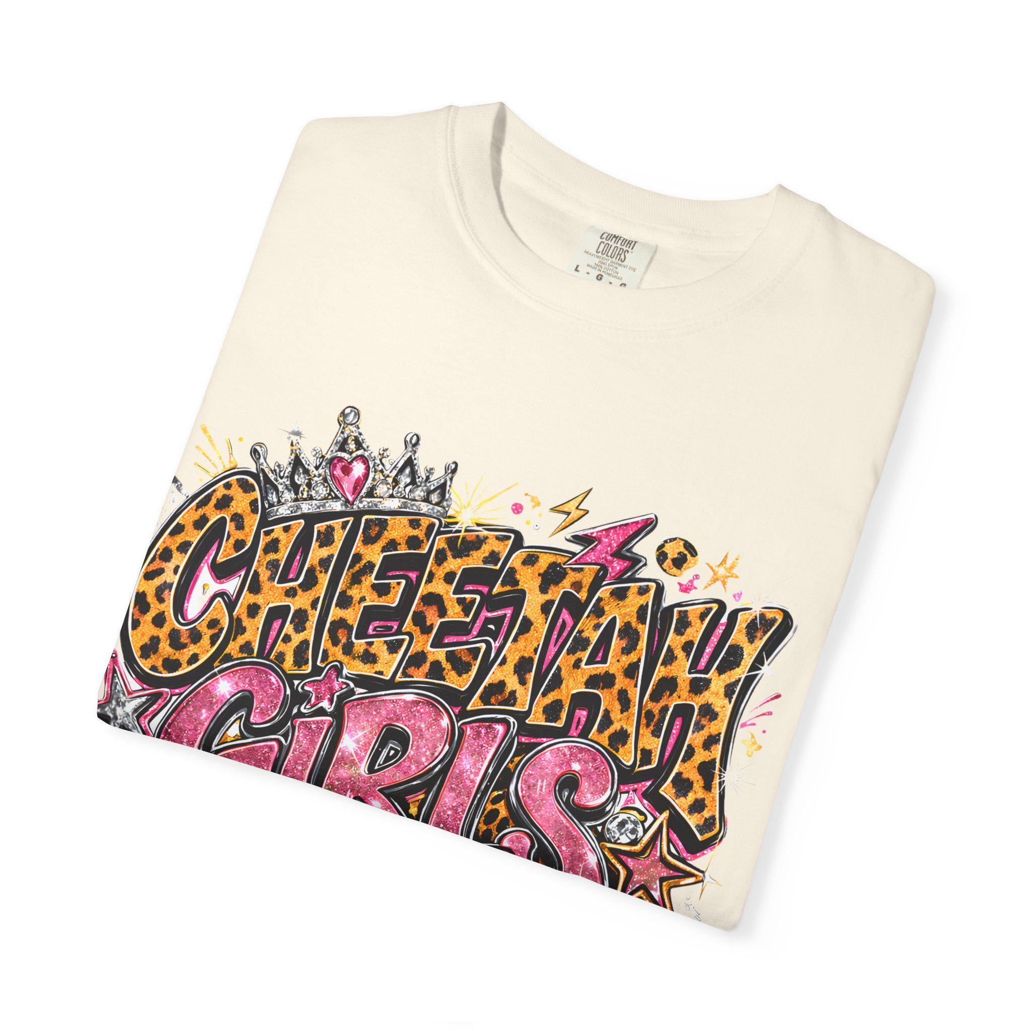 Cheetah Girls Forever T-Shirt | Leopard Print Graffiti Text Design Graphic Tee Streetwear