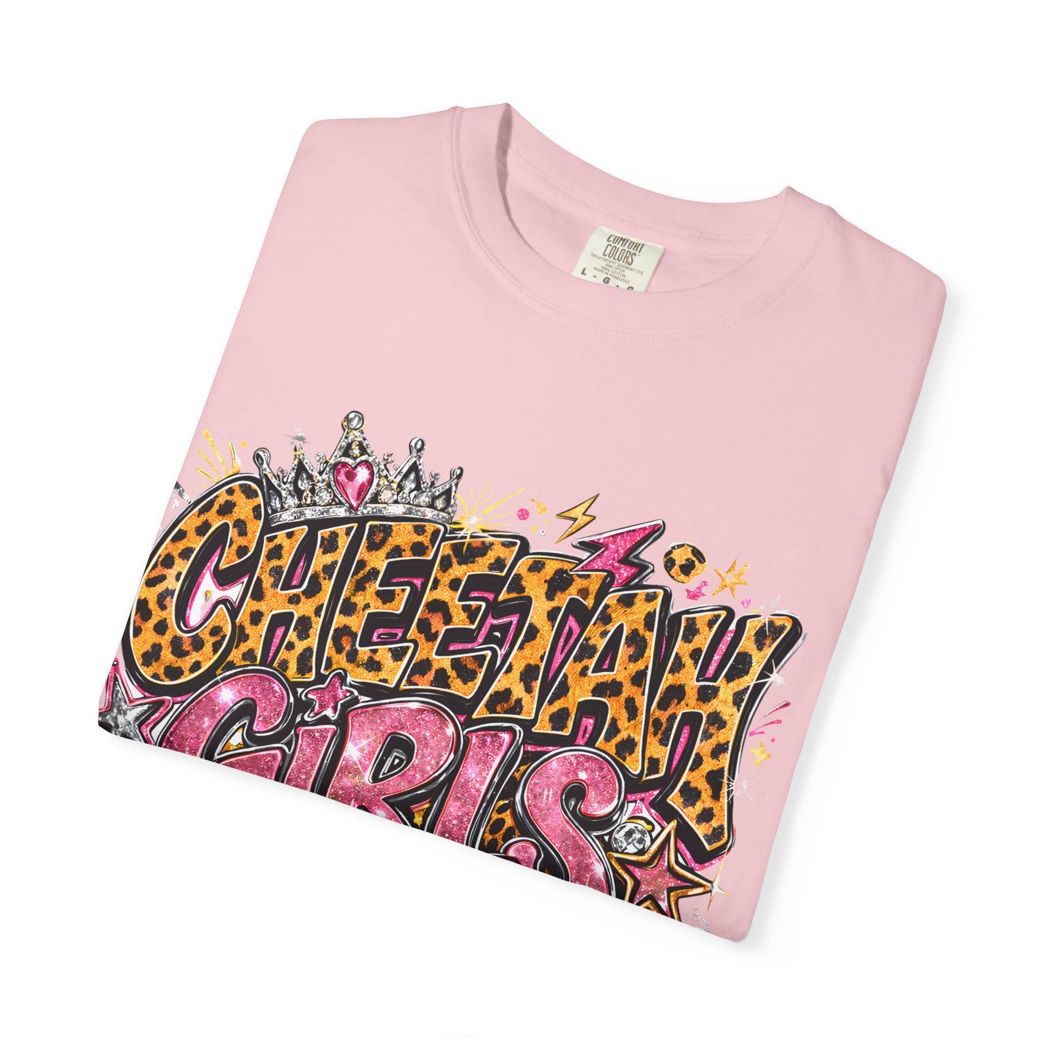 Cheetah Girls Forever T-Shirt | Leopard Print Graffiti Text Design Graphic Tee Streetwear
