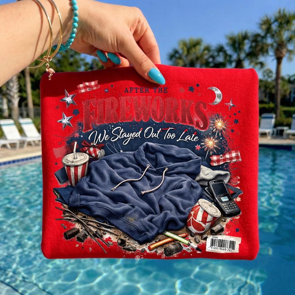 After the Fireworks T-Shirt | Patriotic July 4th Celebration Tee Unisex Cotton Holiday Summer Casual