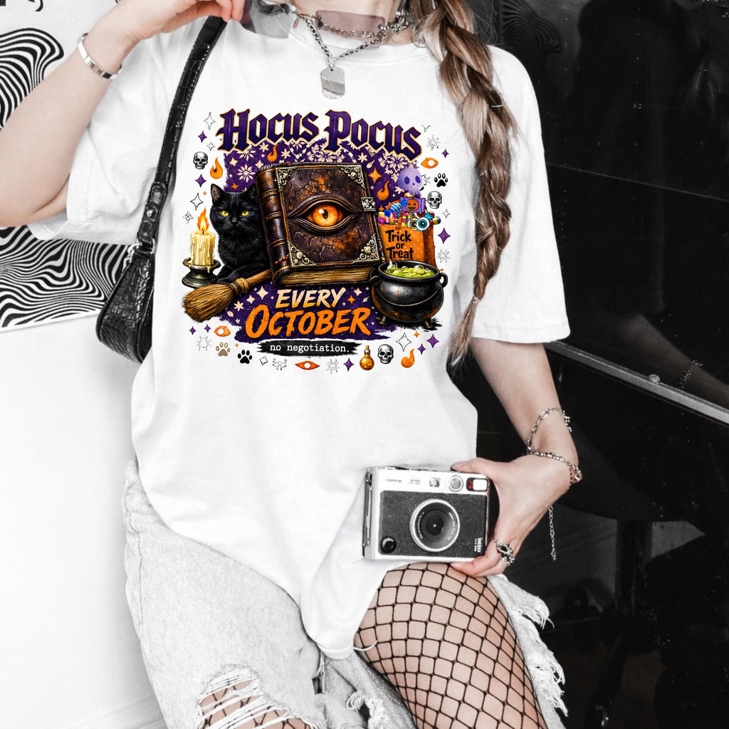Spellbook Every October T-Shirt | Halloween Witch Magic Tee Witchy Aesthetic Shirt