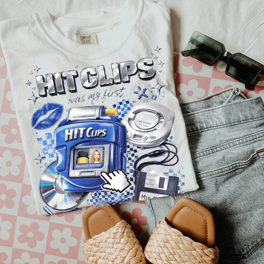 Retro iPod Cassette Collage T-Shirt | Vintage Music Graphics Tee Nostalgia Gift Unisex