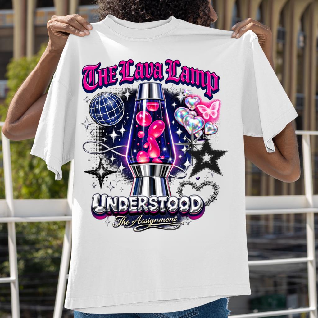 The Lava Lamp Understood T-Shirt | Retro Disco Graphic Tee Vintage 70s Groovy Hippie Psychedelic Design
