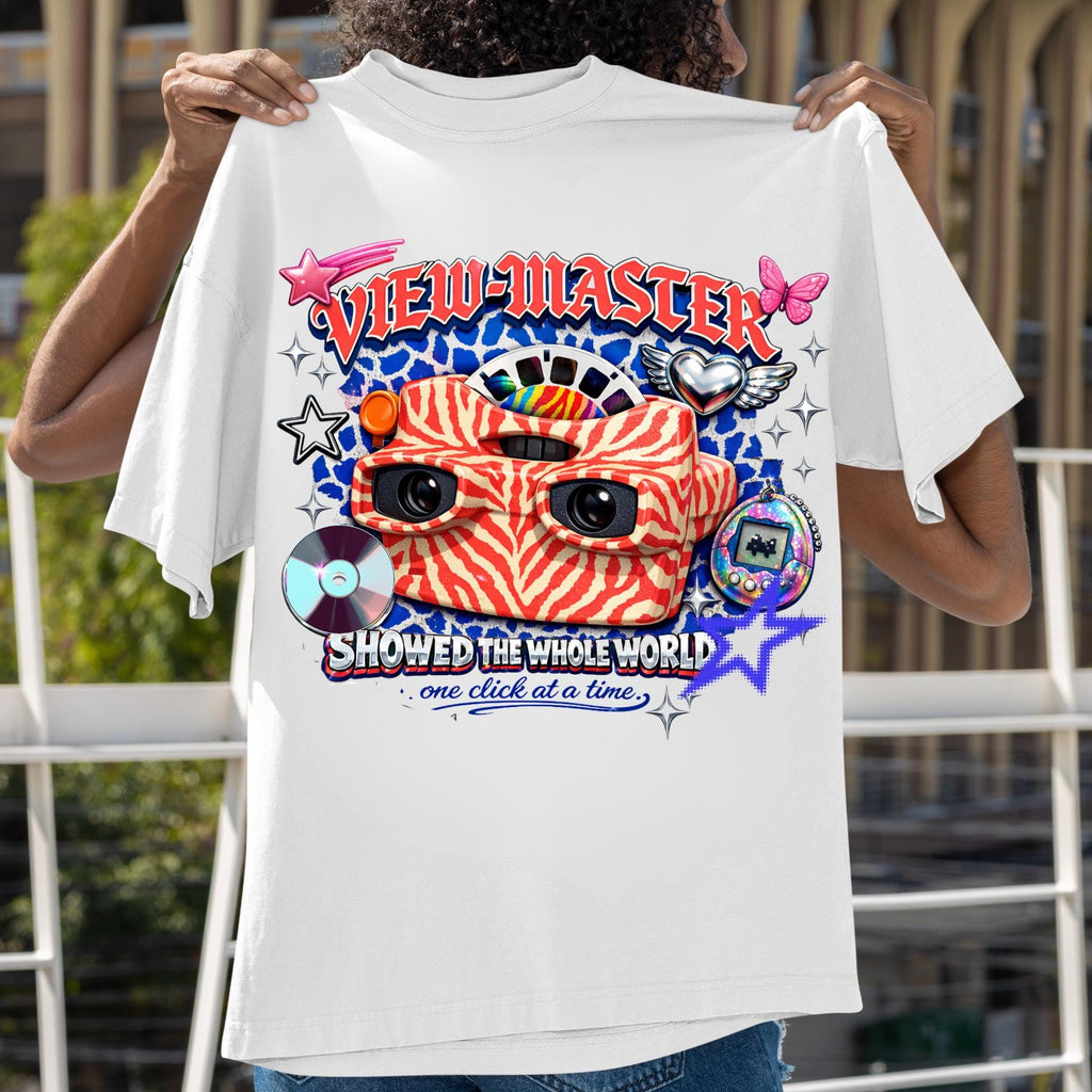 Retro Toy Camera Graphic T-Shirt | Vintage Reel Illustration Unisex Tee